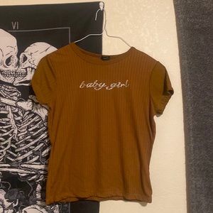 rue 21 brown shirt